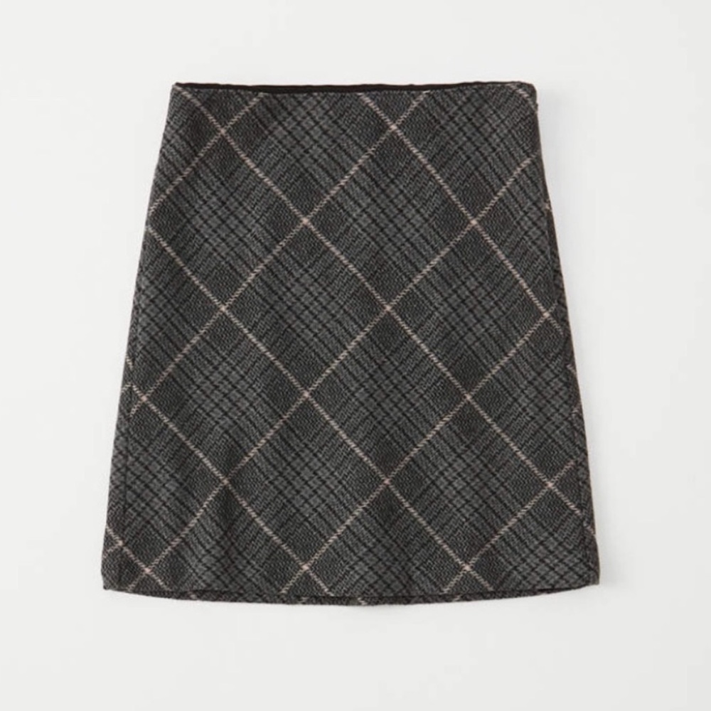 NWOT Abercrombie & Fitch Wool Blend Mini Skirt